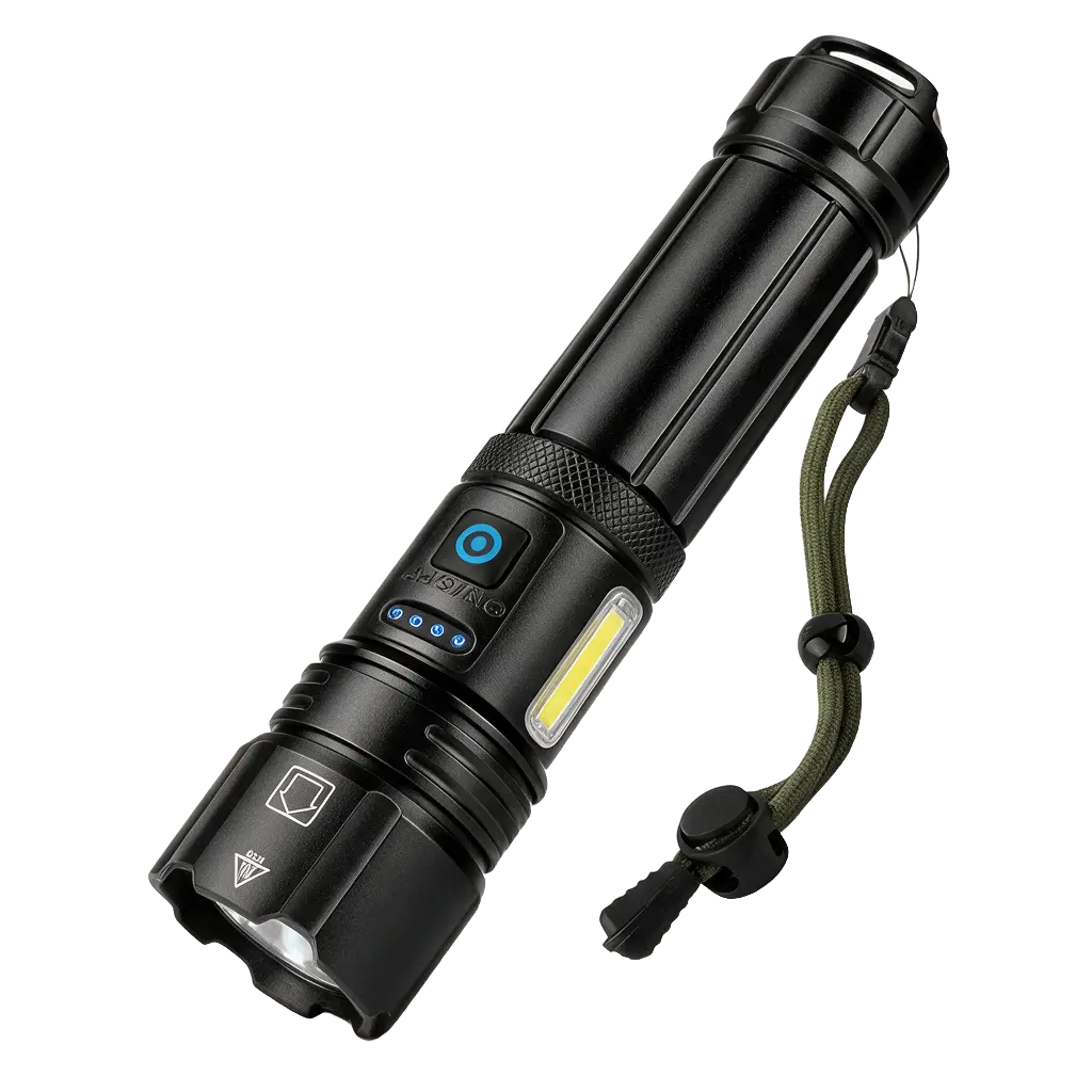 ONE-LIGHT — 2-Flashlight Bundle + Free Spare Battery